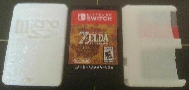 Switch Cartridge Micro SD card holder