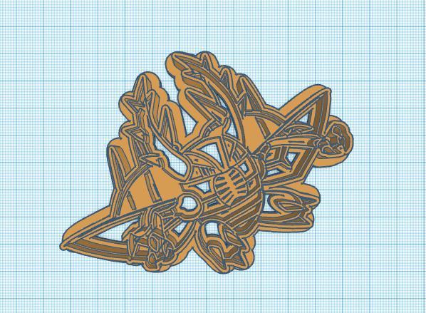 Pokemon: Mega Pinsir Cookie Cutter