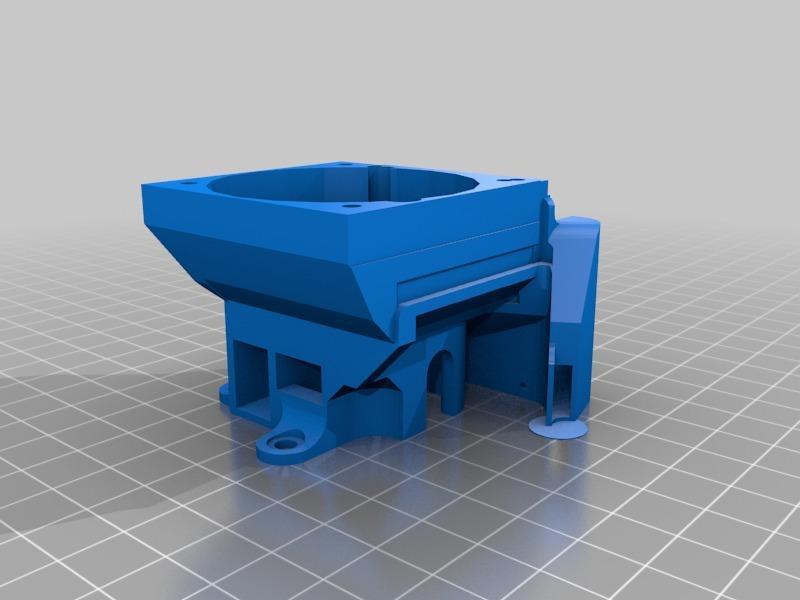 Anet E10 50mm hot nozzle fan support