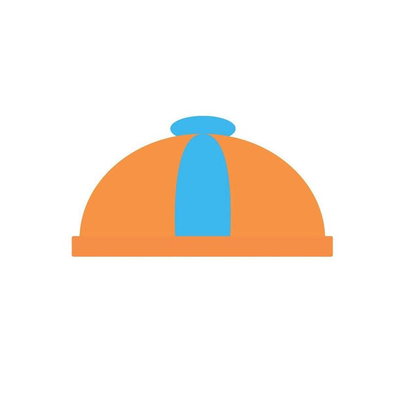 Blippi hat cookie cutter