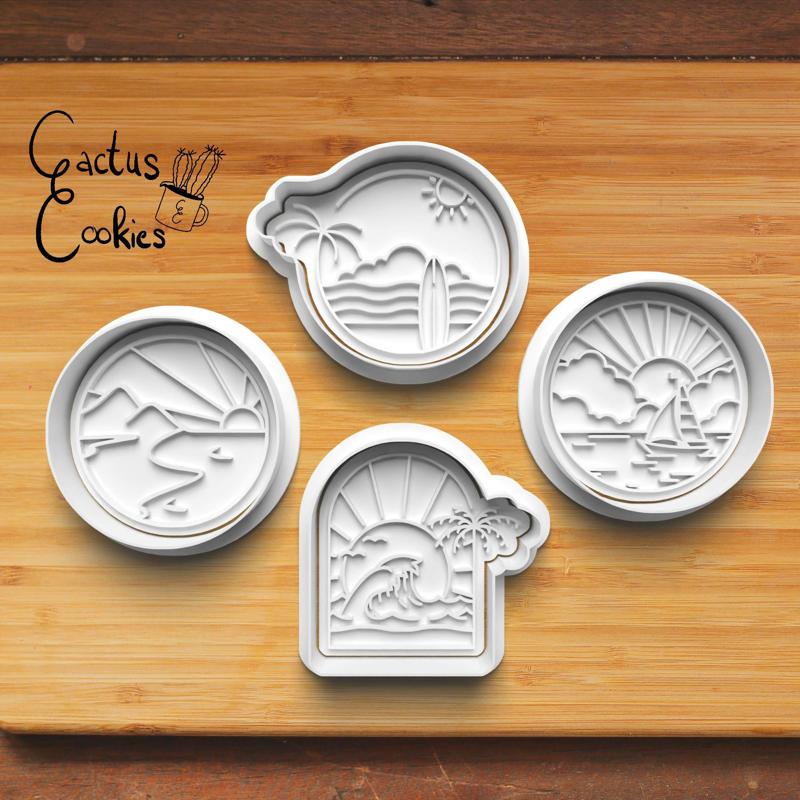 Beach Cookie Cutter set 0656
