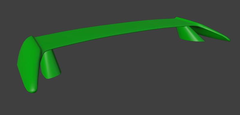 Spoiler 064 Wing For RC CARS Universal 3D PRINT STL