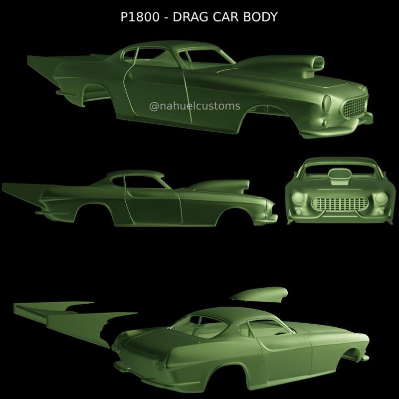 P1800 - DRAG CAR BODY