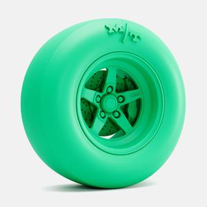 1/24 Scale, 15x10 Weld S71 Wheel, M/T Drag Slick, and Brake Set