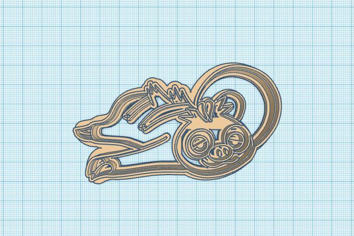 Pokemon: Slakoth Cookie Cutter