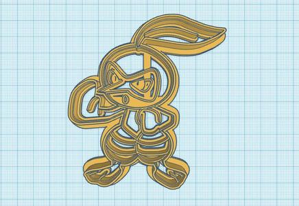 Pokemon: Nuzleaf Cookie Cutter