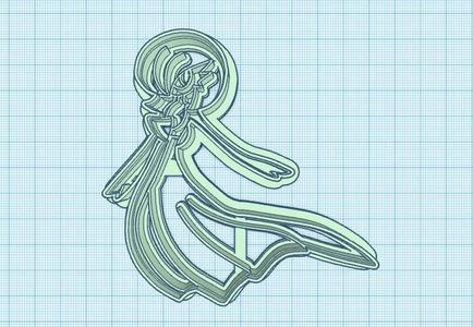 Pokemon: Gardevoir Cookie Cutter