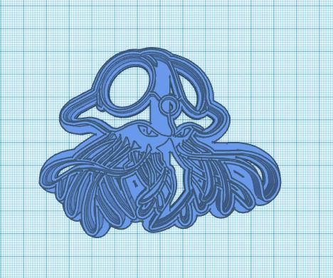 Pokemon: Tentacruel Cookie Cutter