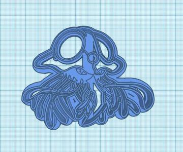Pokemon: Tentacruel Cookie Cutter