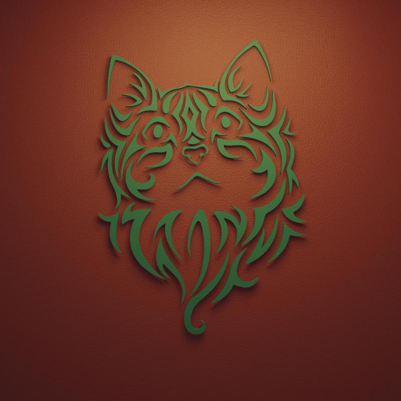 Wall Art - Tribal Kitten