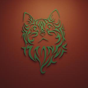 Wall Art - Tribal Kitten