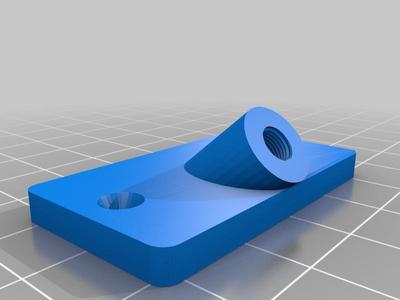 Angled Dry Box Filament Feeder – M5 threads, M3 Screws/Nuts (fixed outside)
