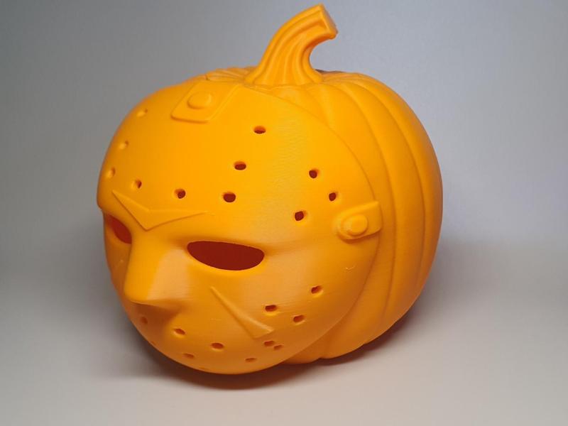 Halloween pumpkin  Jason Voorhees friday the 13th