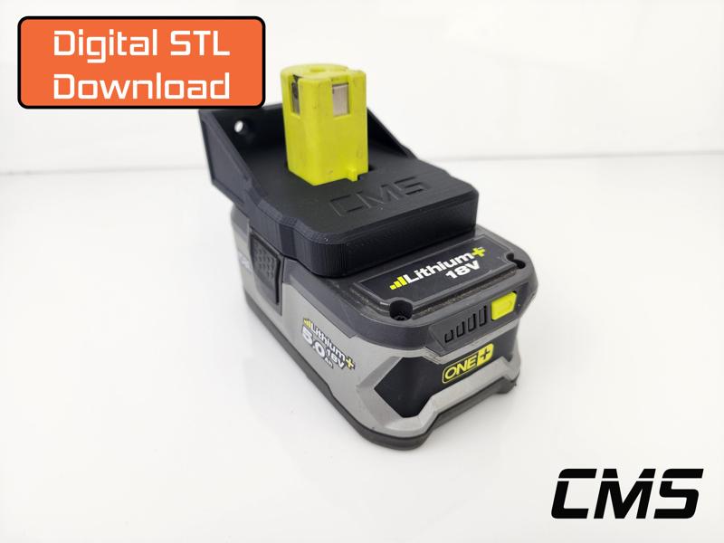 Ryobi 18V Battery Wall Mount (Single)