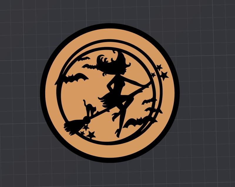 Witchy Coaster by Grasso Giocattoli