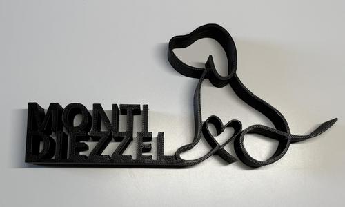 Personalized dog memorial figurine