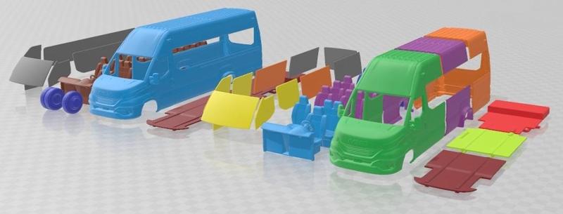 Iveco eDaily Tourus L5H3 2024 Printable Bus