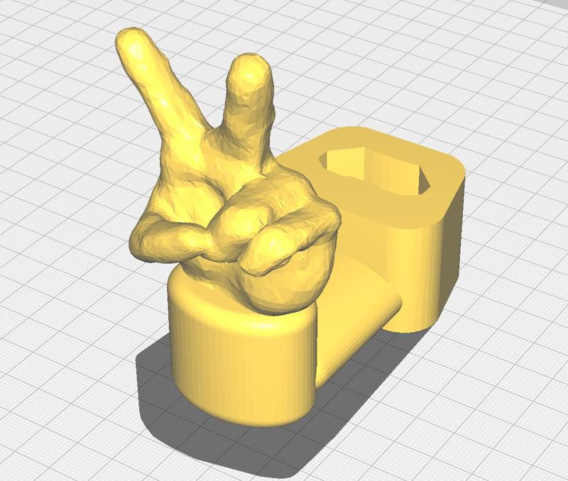 Milwaukee Packout Peace Sign (hand) Hanger