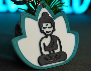 The Buddha Meditation Keychain  (peace✌)