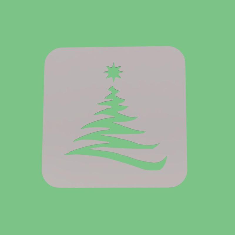 stencil merry christmas #2