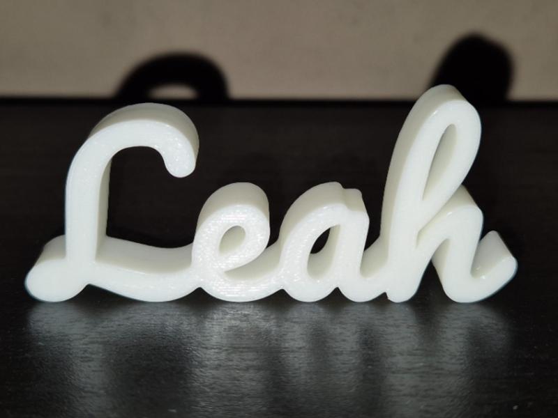 Leah Name Sign Display Decor
