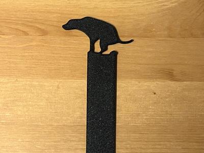 funny dog bookmark