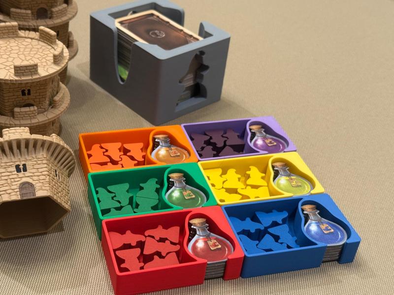 Wandering Towers Player Pieces & Setup Organizer