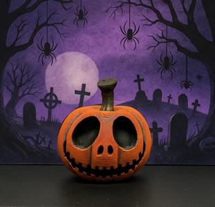 The Pumpkin King jack-o-lantern