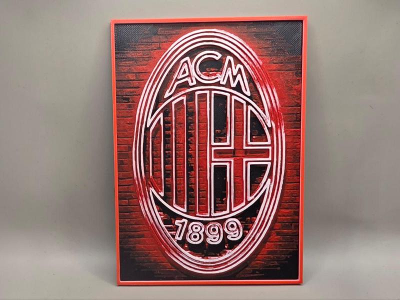 AcMilan Logo - HueForge