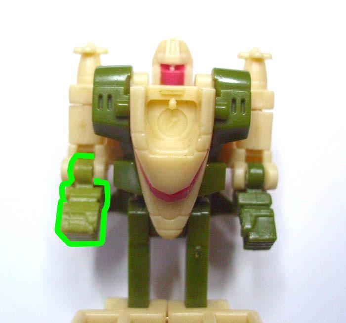Arm for Sunrunner Micromaster Battle Patrol Transformers
