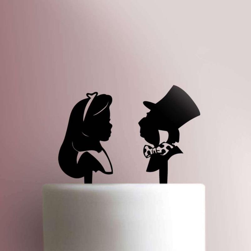 TOPPER ALICE AND MAD HATTER ALICE IN WONDERLAND ALICE IN WONDERLAND ALICE IN WONDERLAND