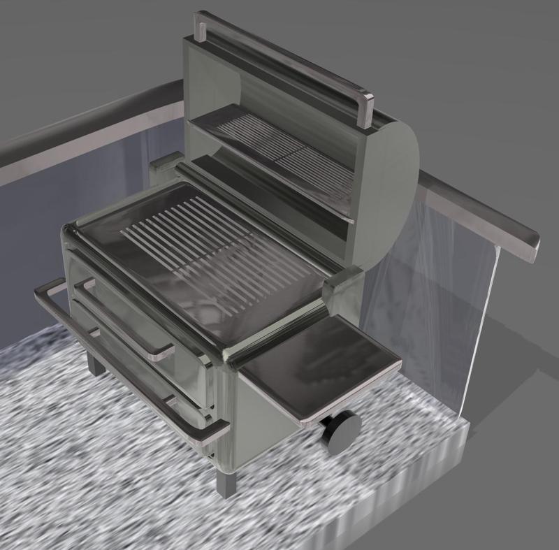 The G&G apartment - Balcony and barbecue