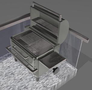 The G&G apartment - Balcony and barbecue