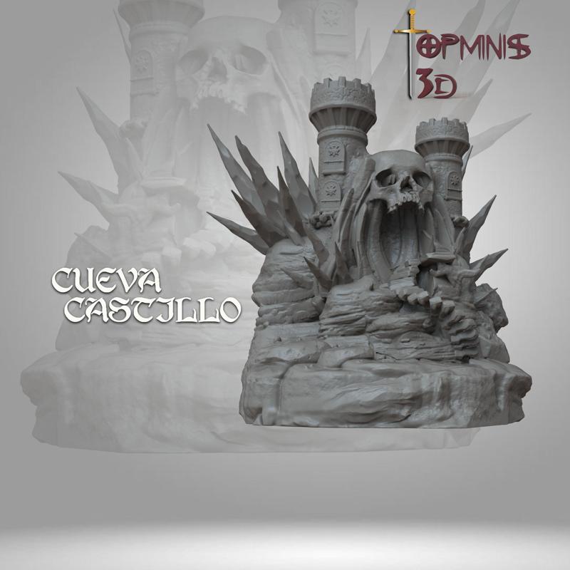 CAVE MEDIEVAL CASTLES STL