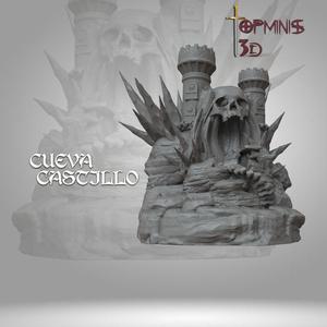 CAVE MEDIEVAL CASTLES STL