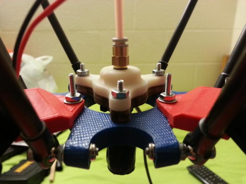 Legacy Kossel Groove Mount Hotend Bowden Adapter 1.75mm