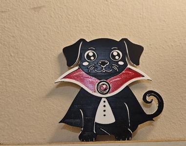 Dracula Dog Halloween Decoration