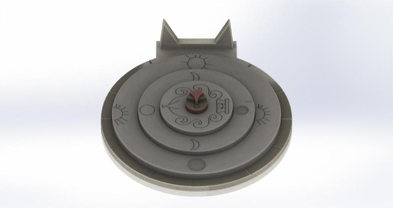 The three atlantide's stones