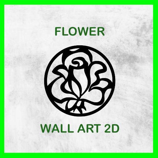 FLOWER WALL ART 2D 03