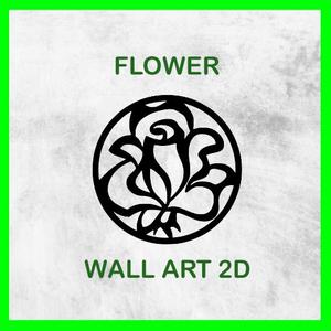 FLOWER WALL ART 2D 03