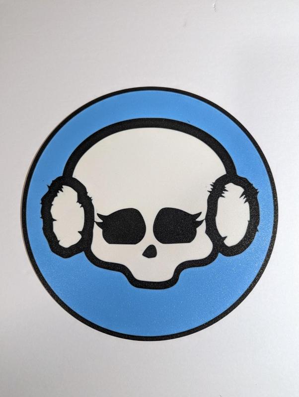 Monster High Abbey Skullette Bordered Wall Plaque Flat