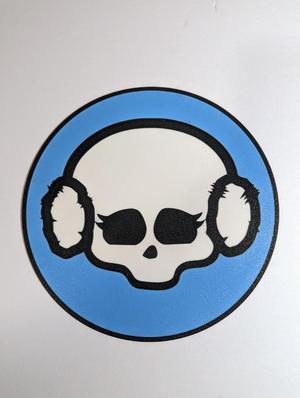 Monster High Abbey Skullette Bordered Wall Plaque Flat