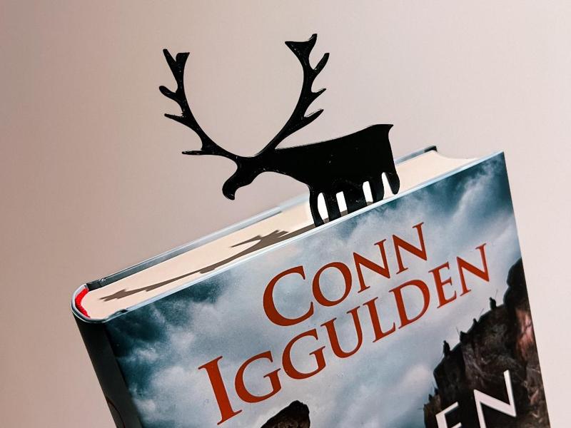 Ancient Armenian Petroglyph Bookmark - Megaloceros