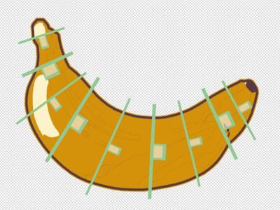 Banana flexi toy
