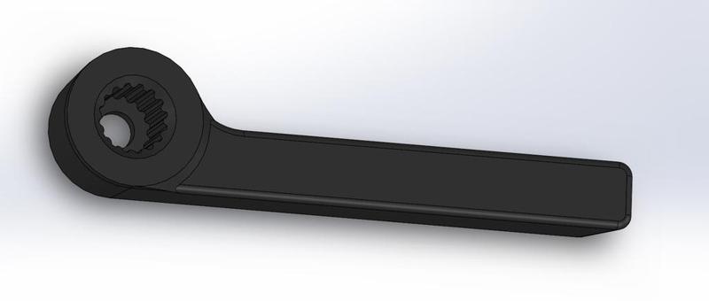 Toyota 80-series Land Cruiser lower tailgate release lever