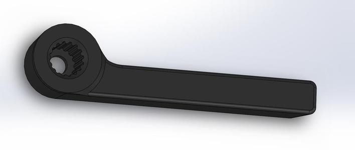 Toyota 80-series Land Cruiser lower tailgate release lever
