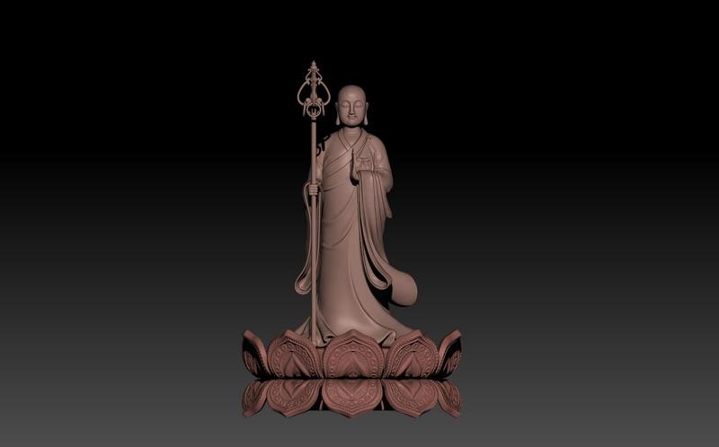 Bodhisattva 3D Printable Statue