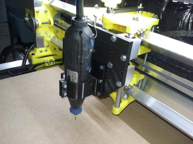 Mount for 50mm diameter dremel like for R-CNC