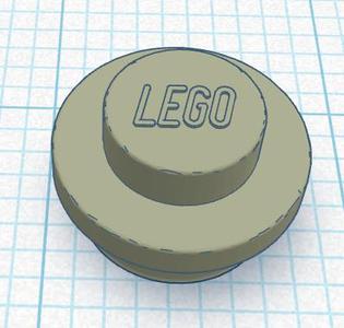 Lego Stud With Text