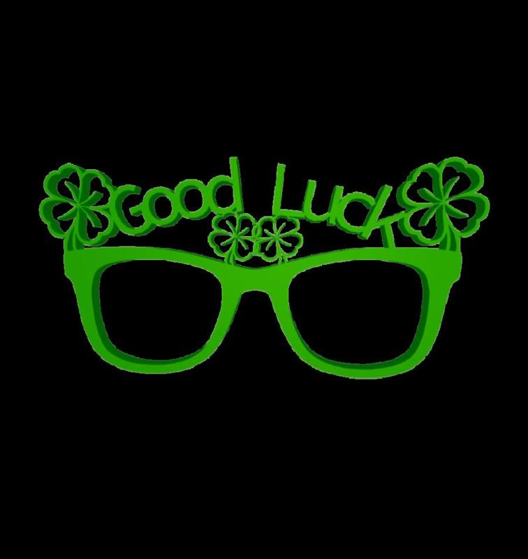 Good luck clover glasses